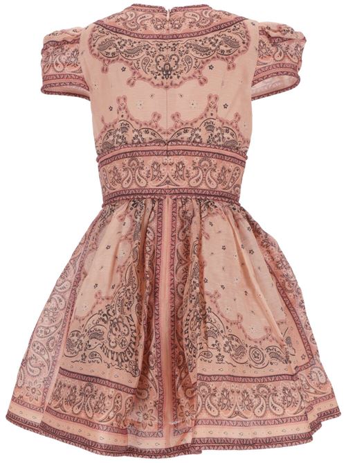 Pink and black silk dress Zimmermann | 8808DMATPINK BANDANA